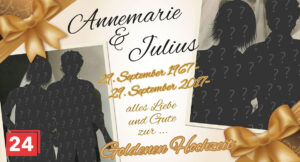 06 - Goldene Hochzeit mit Schleifen